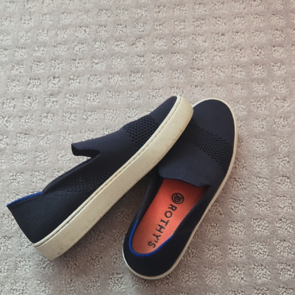 Rothy's Navy Casual Slip-Ons